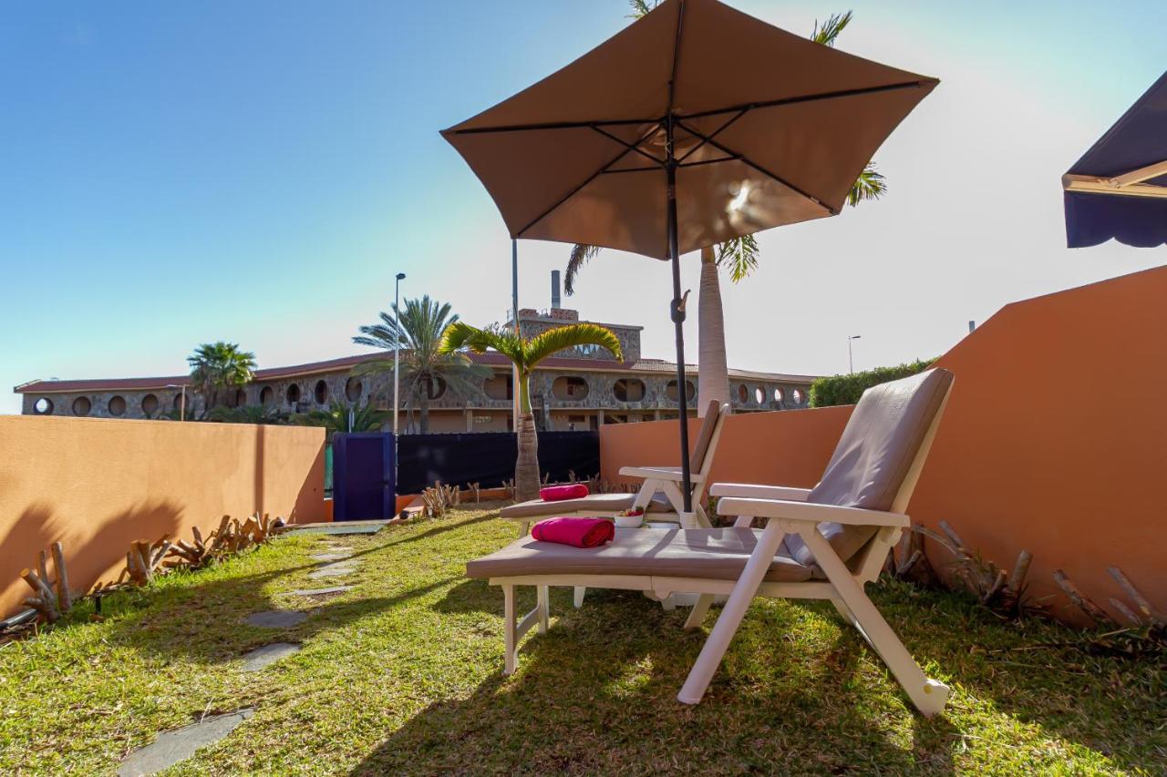 Duplex Meloneras With Free Wifi And Private Garden Villa Exterior foto