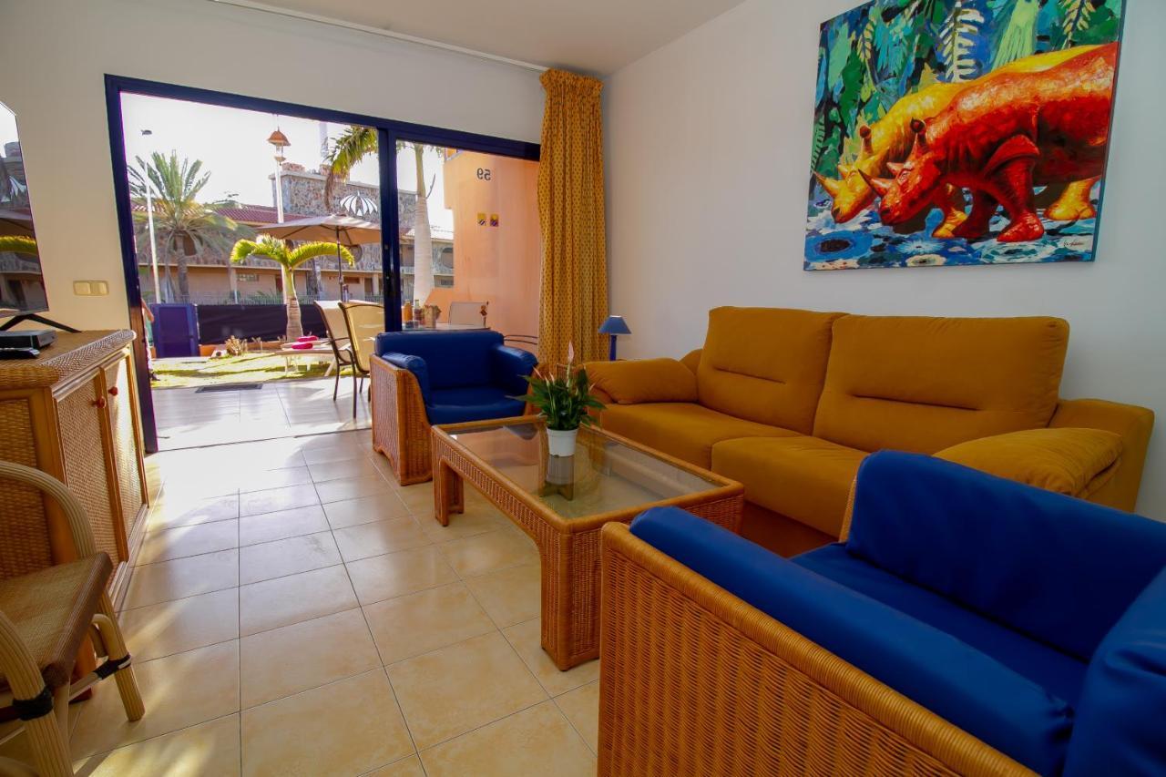 Duplex Meloneras With Free Wifi And Private Garden Villa Exterior foto